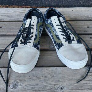 VANS Old Skool Paisley Suede White Black